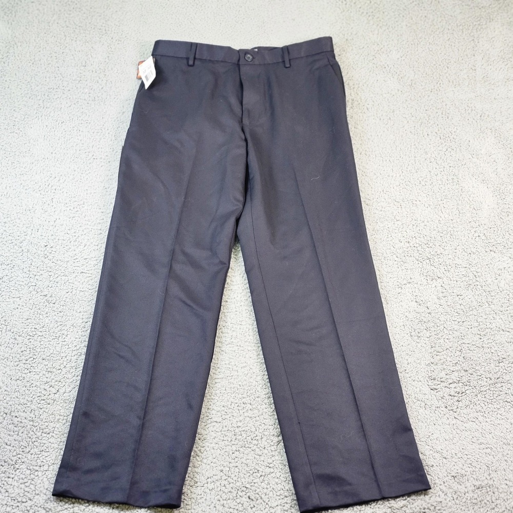 Dockers Advantage 365 Khaki Pants Mens 32x32 Black D2 Straight Leg Microfiber